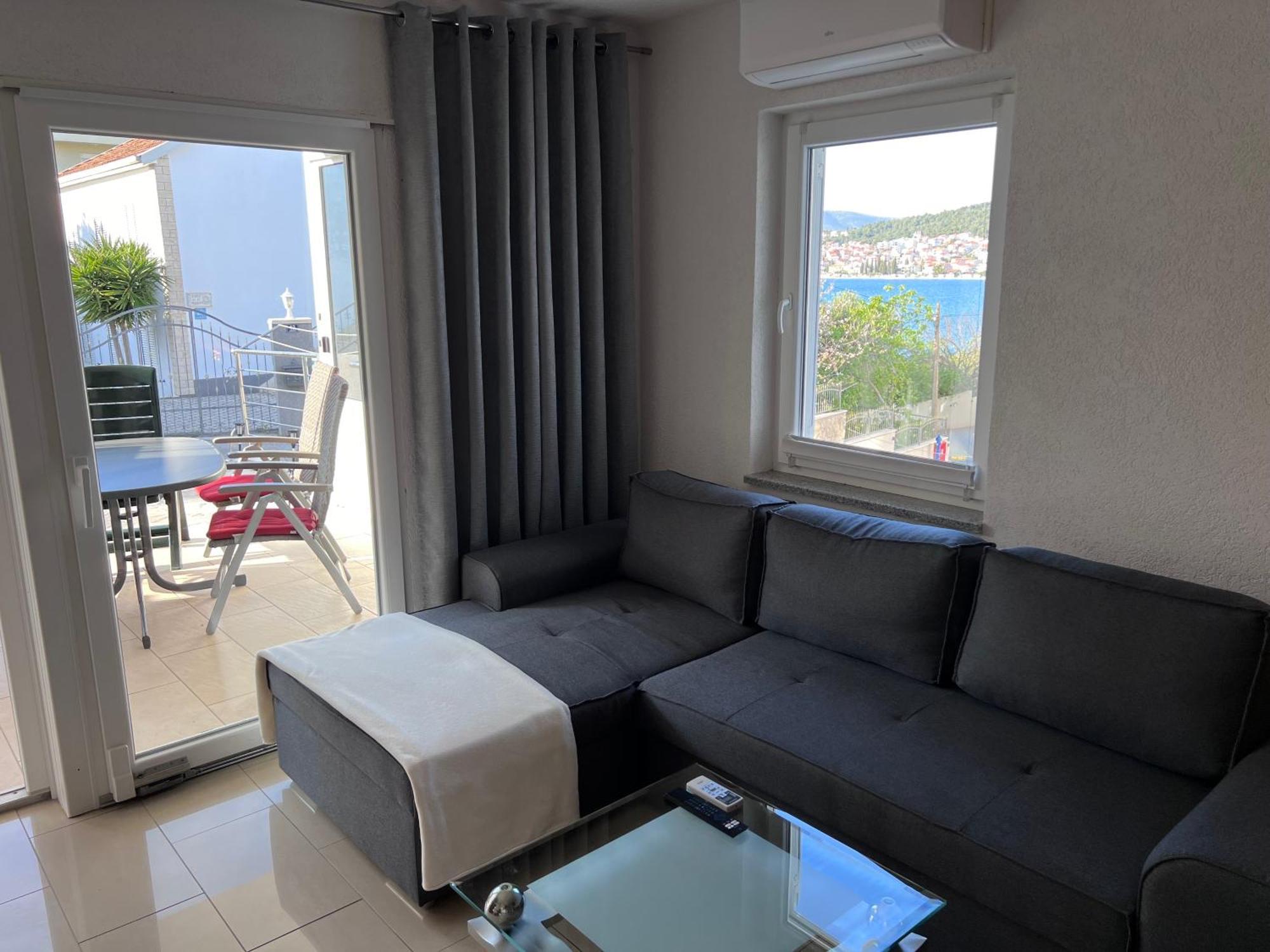 Apartment Mira - Sea View トロギール エクステリア 写真